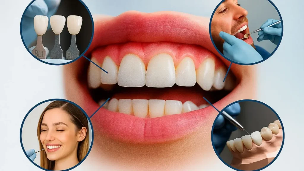 fatores que podem contribuir no tempo de colocação de facetas de resina nos dentes