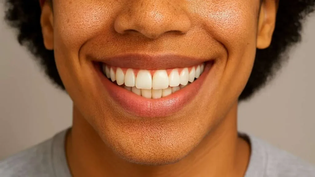 depois do procedimento de resina para o fechamento de diastema