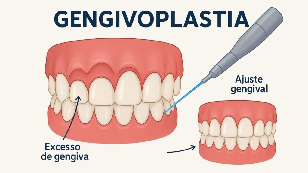 como é a gengivoplastia