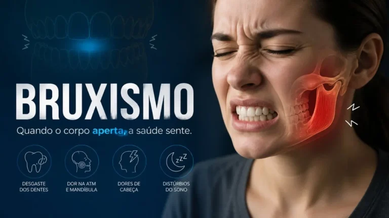 imagem de capa representando os problemas que uma pessoa tem com o bruxismo